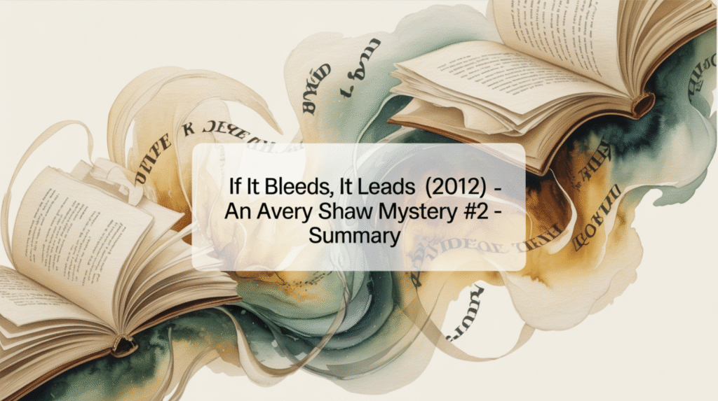 If It Bleeds, It Leads (2012) - An Avery Shaw Mystery #2 - Summary
