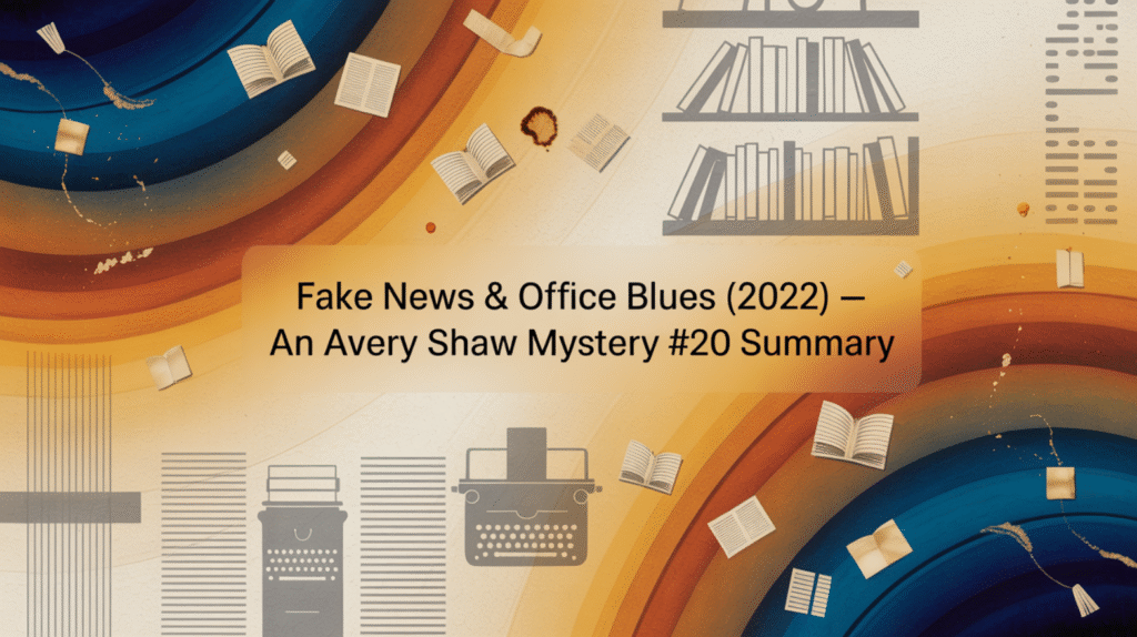Fake News & Office Blues (2022) - An Avery Shaw Mystery #20 Summary