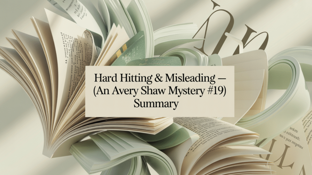 Hard Hitting & Misleading - (An Avery Shaw Mystery #19) Summary