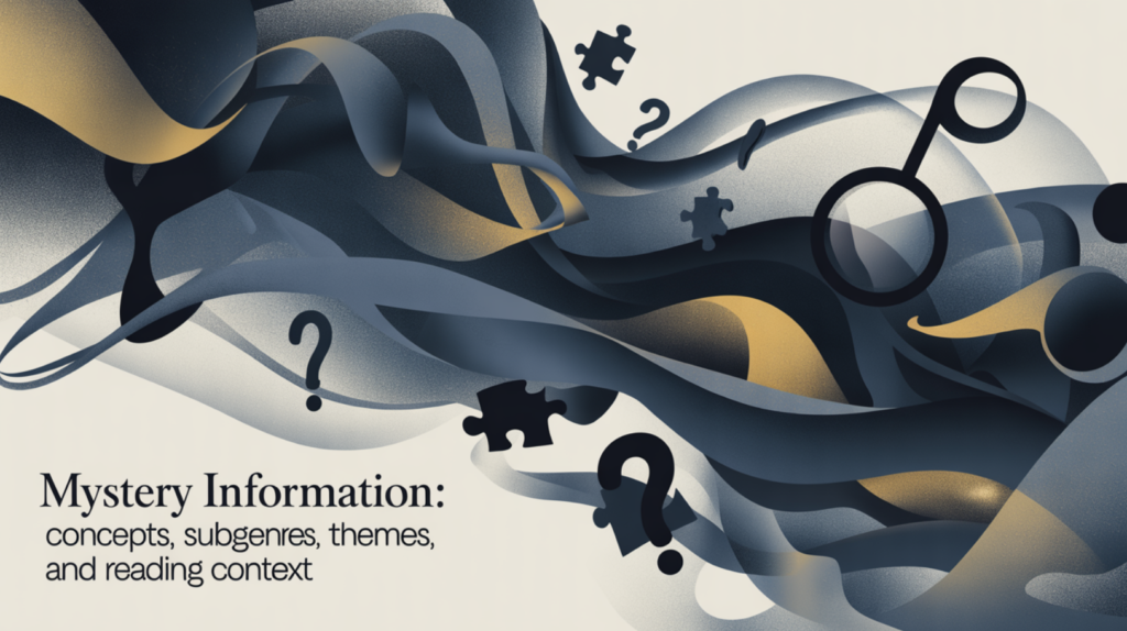 Mystery Information: Concepts, Subgenres, Themes, and Reading Context
