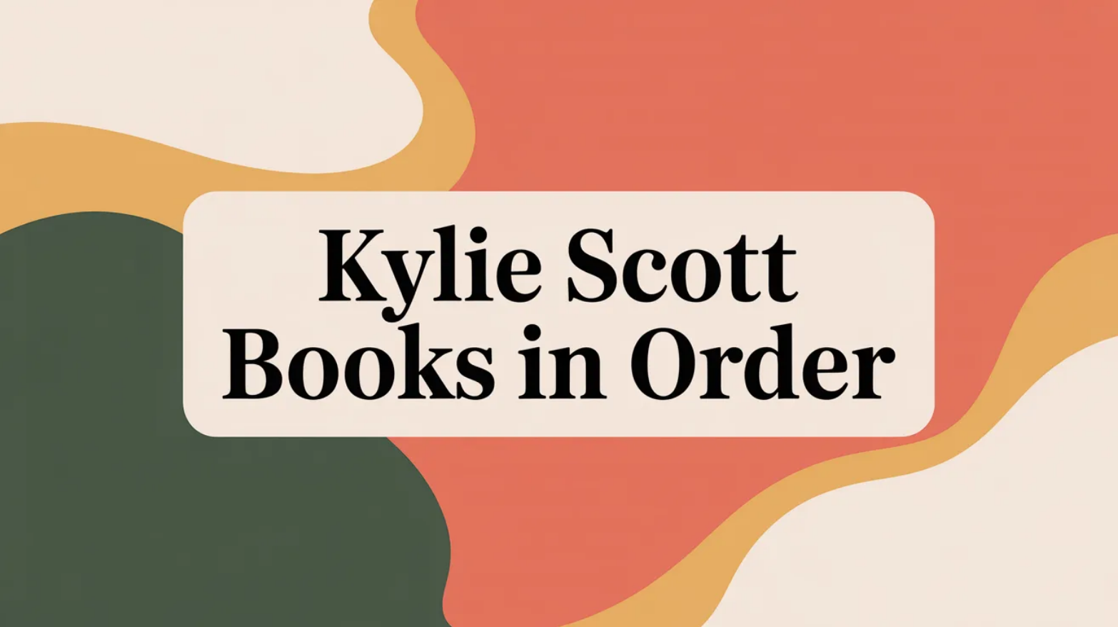 Kylie Scott Books in Order (Updated 20260203) Bookseries.blog