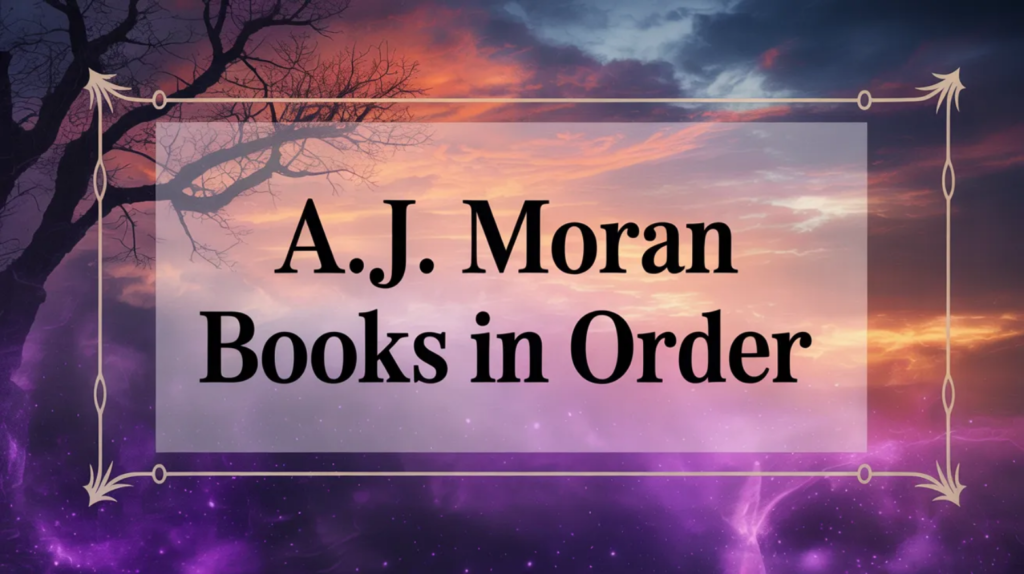 A.J. Moran Books in Order (Updated April 28, 2026)